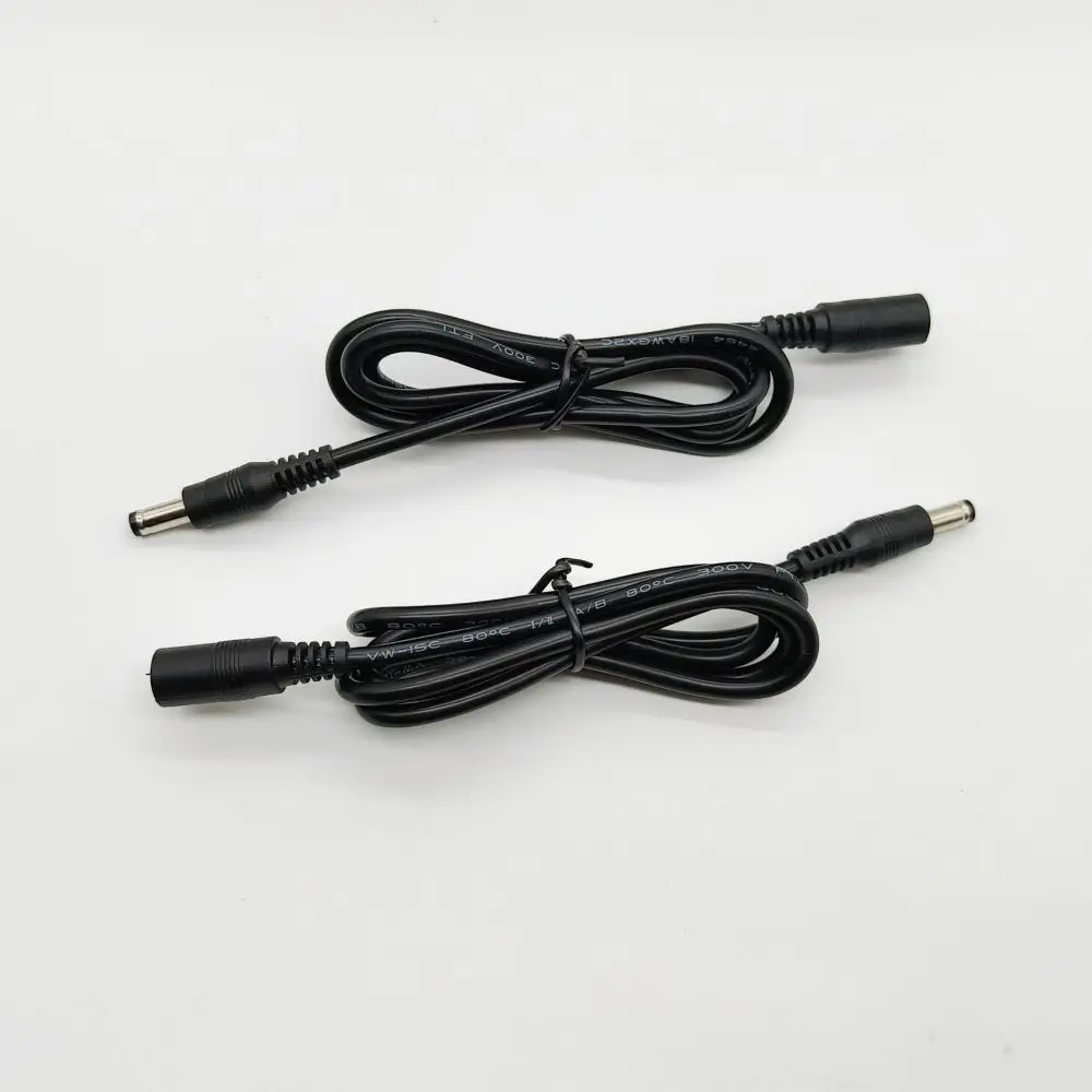 Durable DC Power Extension Cord 18AWG 5 5x2 1mm Connector For Waterproof LED Strip Light Electronic Equipment 12V 19V 24V