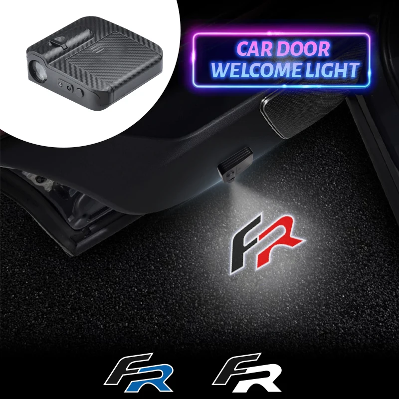 LED For Leon 300 Ibiza MK3 MK4 Cordoba VZ Mii Born Ateca Arona Logo Car Door Courtesy Light Laser Projector Welcome Lamp