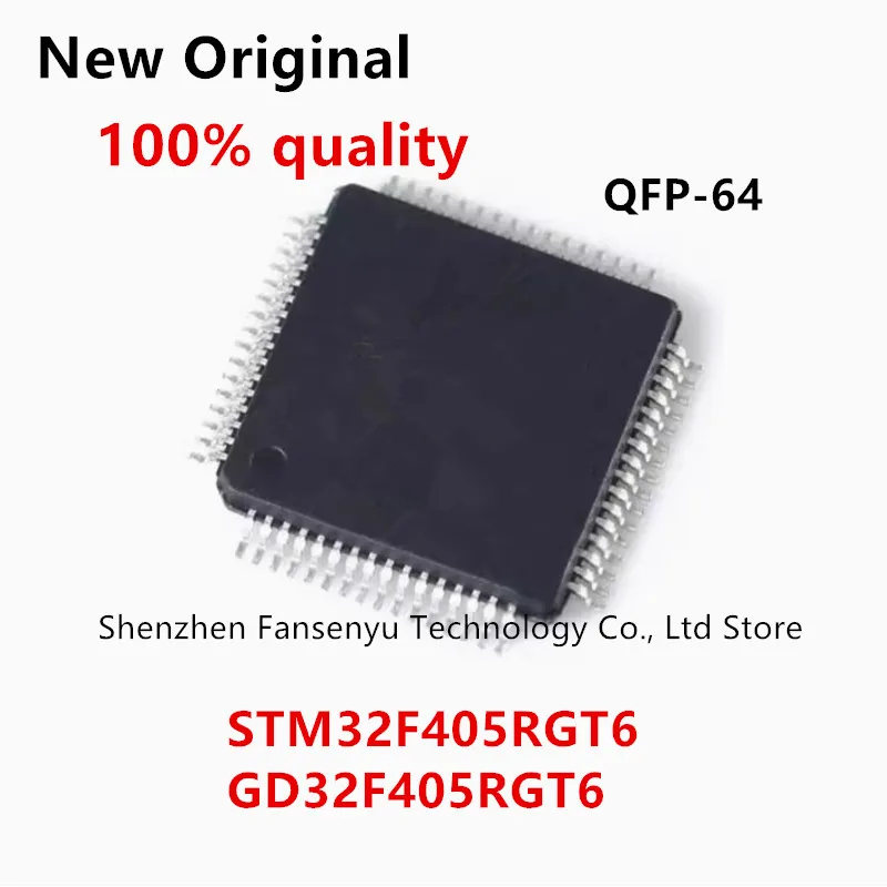 (1piece)100% New STM32F405RGT6 GD32F405RGT6 STM32F405 32F405RGT6 GD32F405 RGT6 QFP-64 Chipset