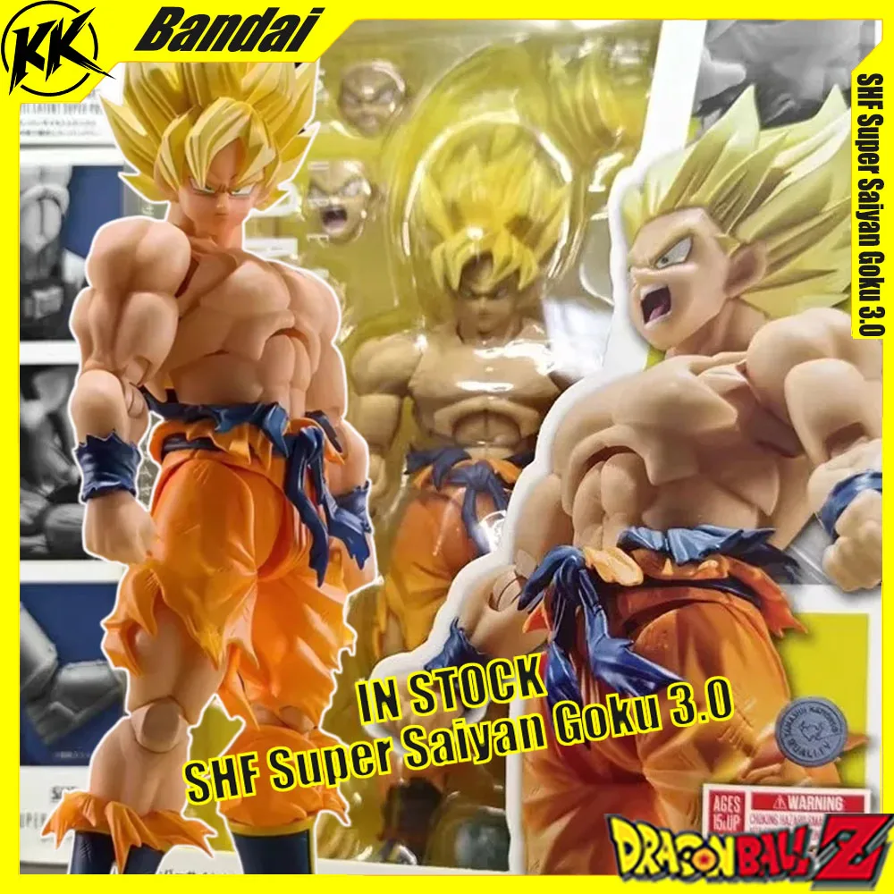 

NEW Original Dragon Ball Shf Son Goku Anime Figure Legendary Super Saiyan Goku 3.0 Action Figure Super Saiyan Battle Goku ToyS