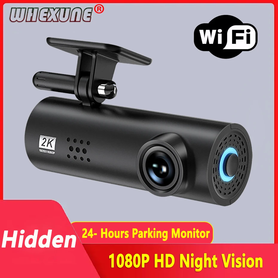 Wifi Dash Cam Full HD 1080P Car Video Recorder DVRs 24h Parking Monitor Camera Night Vision Loop Recording Dashcam Registrator