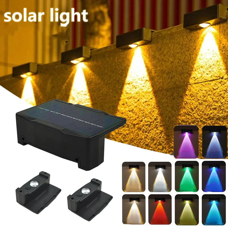 impermeavel led solar wall light lampada de jardim ao ar livre impermeavel sensor automatico cerca patio rua decoracao paisagem varanda 01