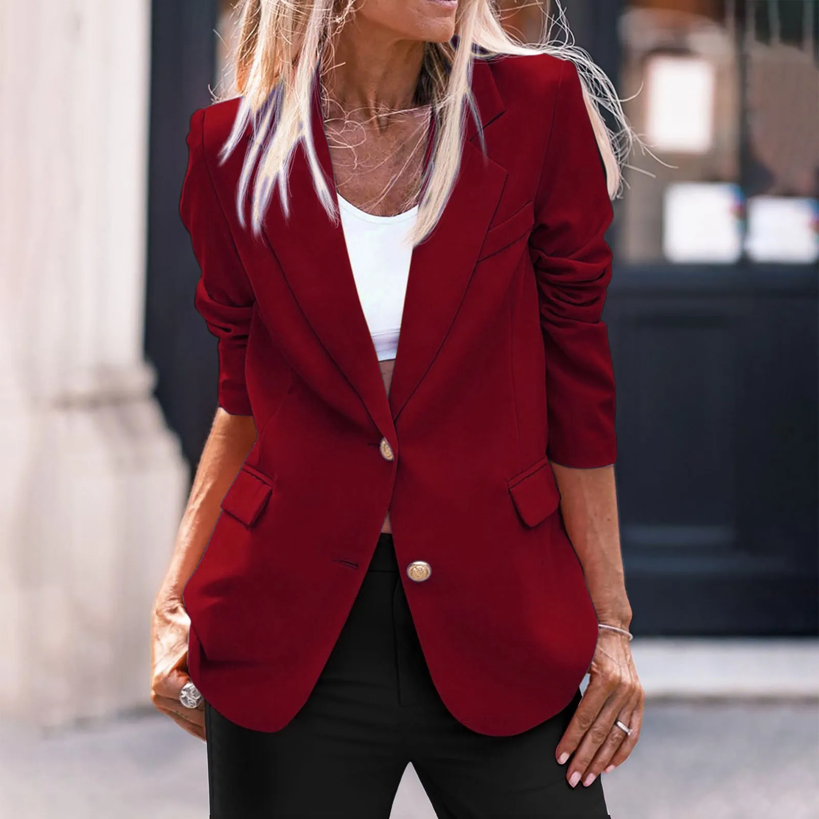 Summer Women Blazer Jacket Lapel All-match Open Front Stylish Office Lady Slim Suit Outerwears Solid Long Blazer пиджак женский