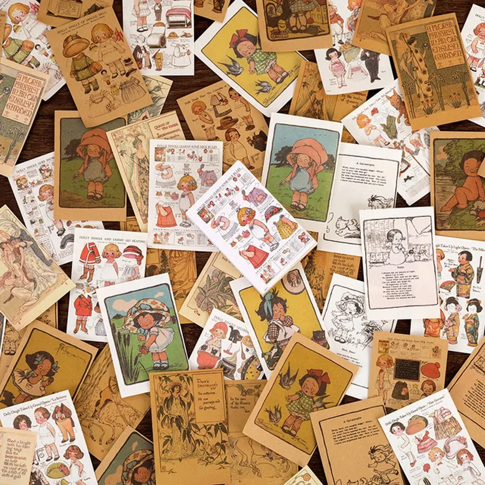 

Канцелярские наклейки в литературном ретро-стиле для скрапбукинга, блокнотов, стикеров, серия «Время» для дневников