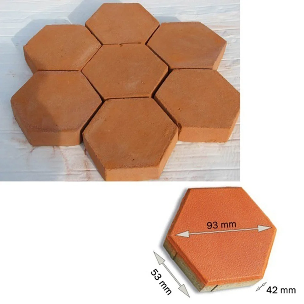 DIY plastikowa nawierzchnia cegła betonowa kamień rzeczny cementowa forma wielokrotnego użytku DIY ręczna kostka brukowa formierka chodnikowa