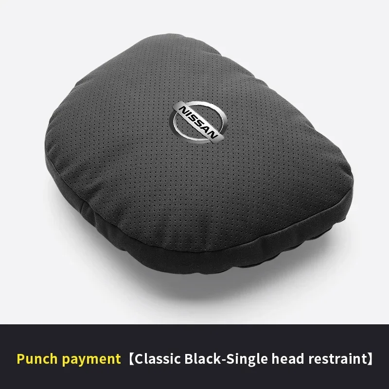 Car Headrest Neck Support Seat Lumbar Cushion Soft Pillow for Nissan Qashqai Juke X-Trail Patrol Note Leaf Altima Maxima Micra