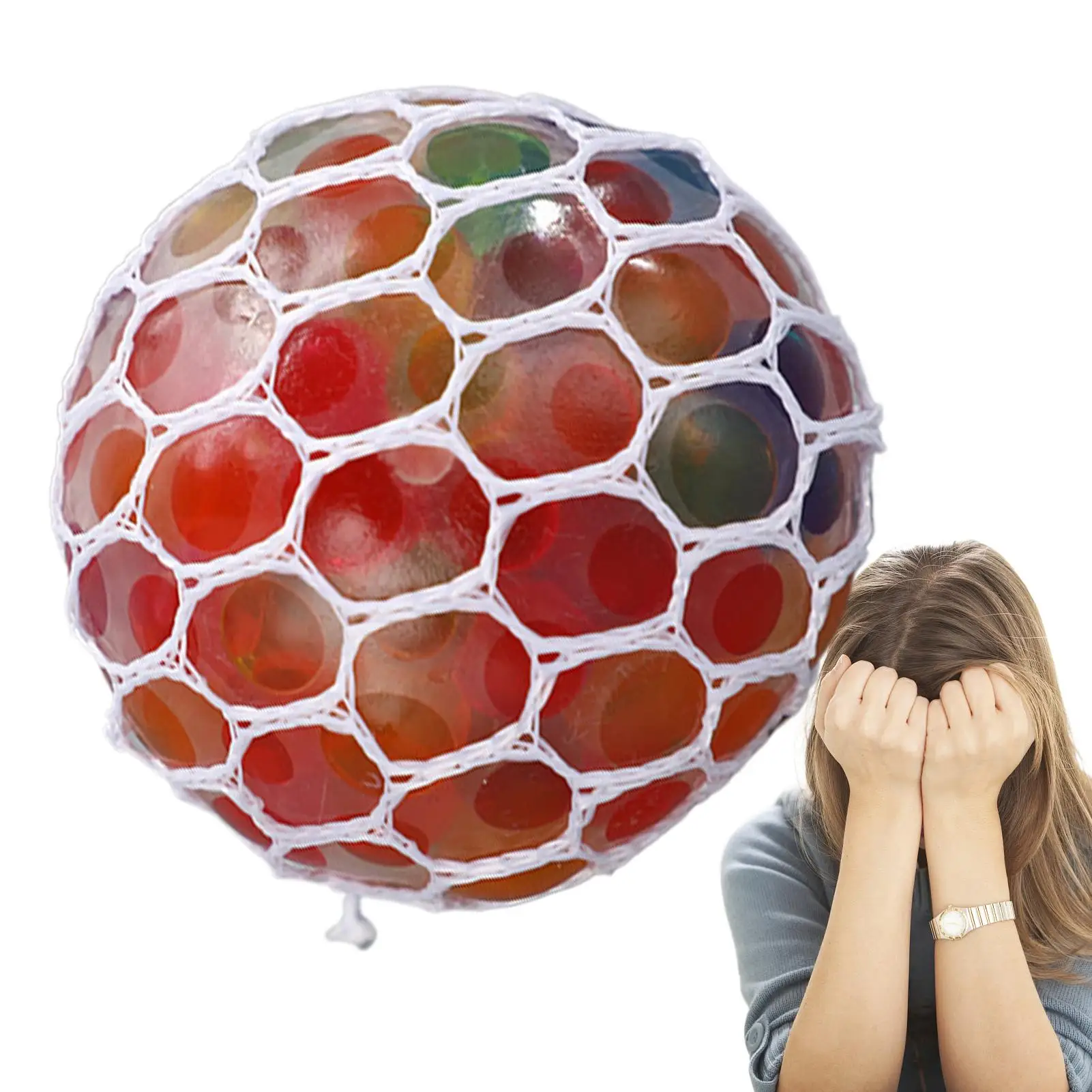 Stressballen voor volwassenen Kalmerende reliëf Knijp Zintuiglijk speelgoed Grappige stressbal Kinderen Fidgetspeelgoed voor jongens Meisjes Studenten Collega's