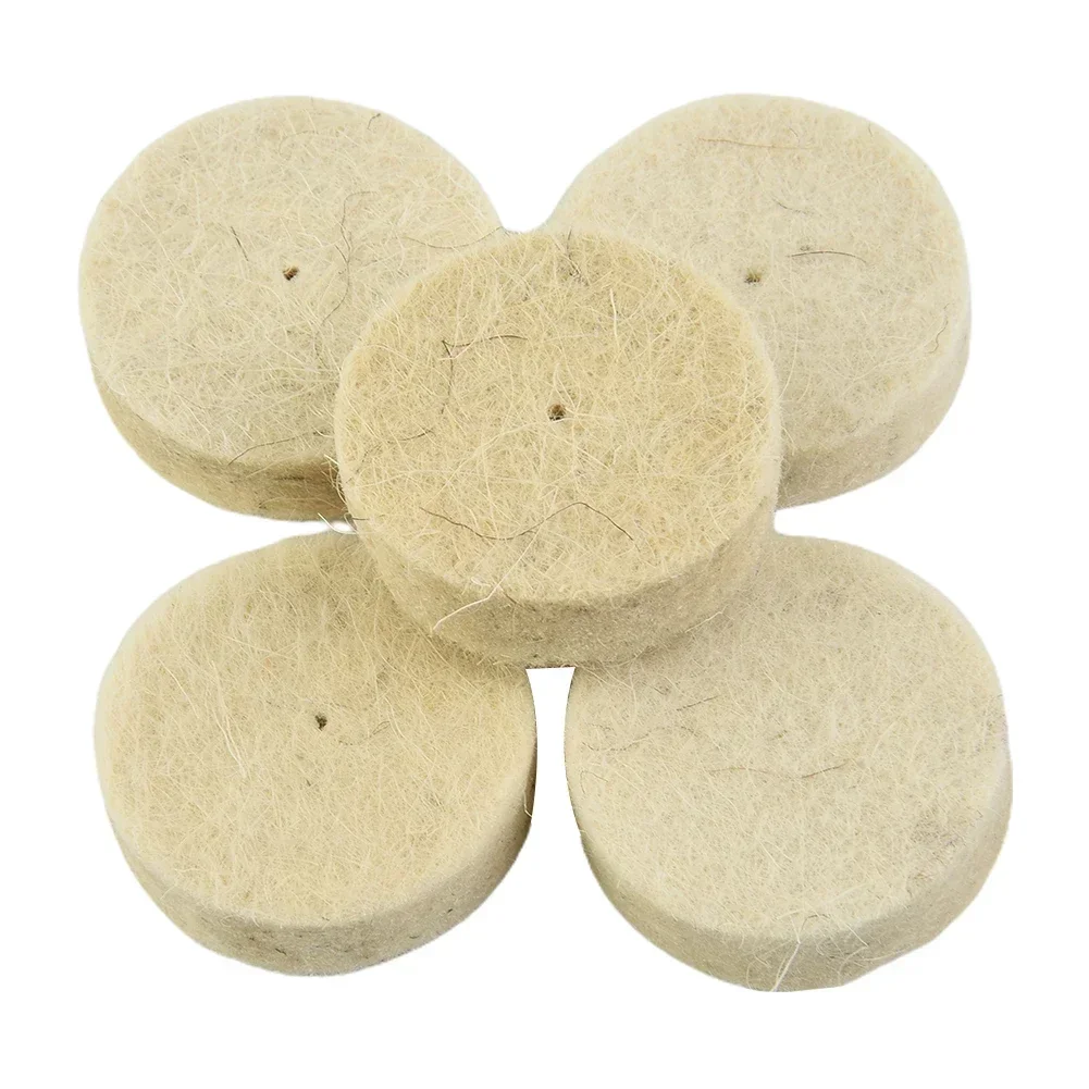 Home Wool Felt Wheels White 33pcs 3mm Accessory Buffing Wheel Kit Cloth Household Polishing Wheel Rotary Tool High Quality