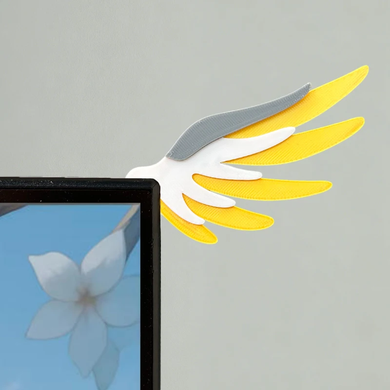 NEW 1pc Wings Monitor Decorative Ornaments (not 1pair) E-sports Room Decoration Screen DecoratorReduce Stress For Home Office
