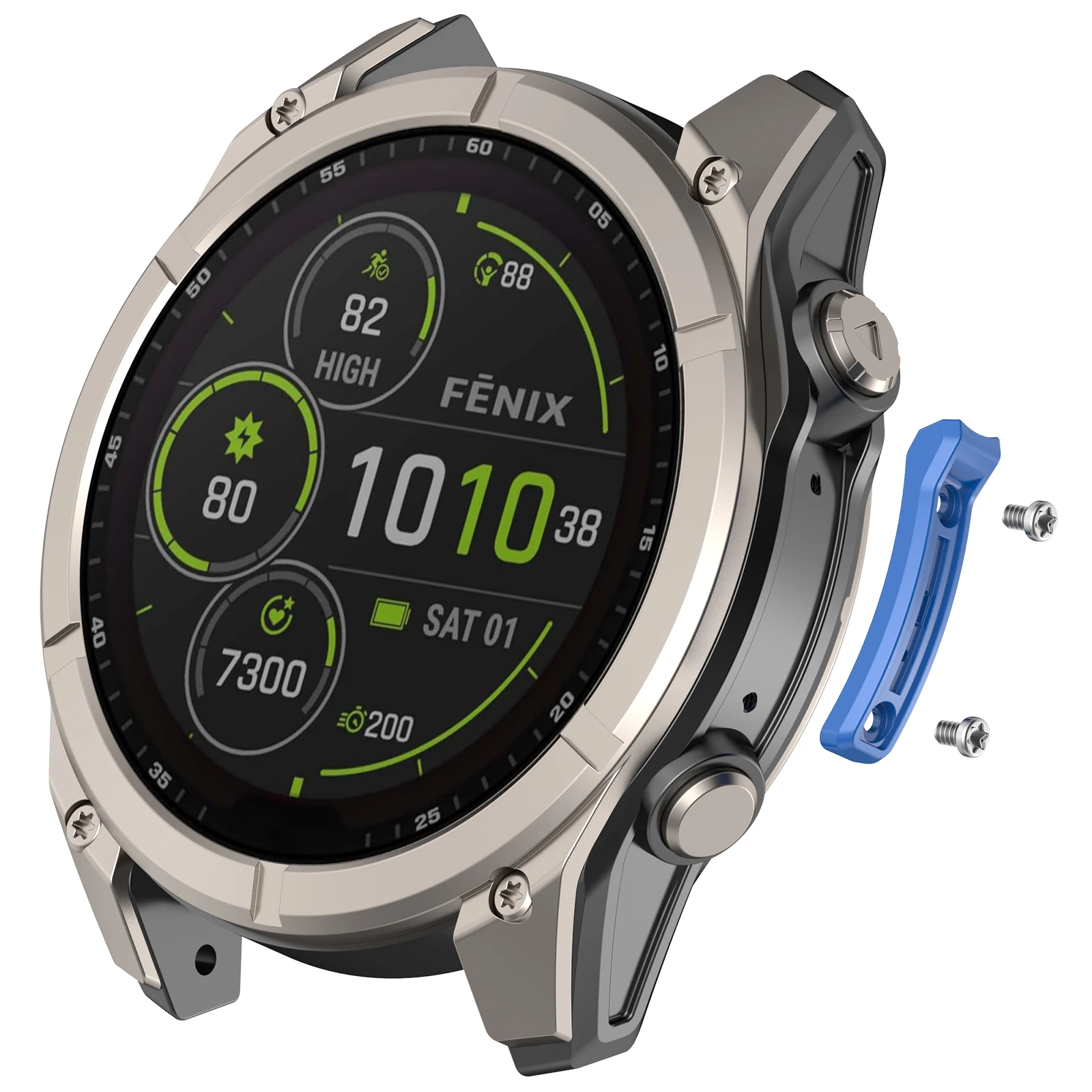 Metal Bumper Guard, Anti-Collision Frame Strip For Garmin Fenix 8 AMOLED/SOLAR 47mm 51mm/Quatix 8/Tactix 8 Watch Accessories image 3