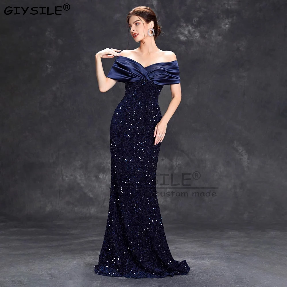 

GIYSILE Customized Evening Dresses 2025 New Slim Fit Mermaid Sexy Party Dress One Shoulder Evening Gowns Prom Dresses vestidos