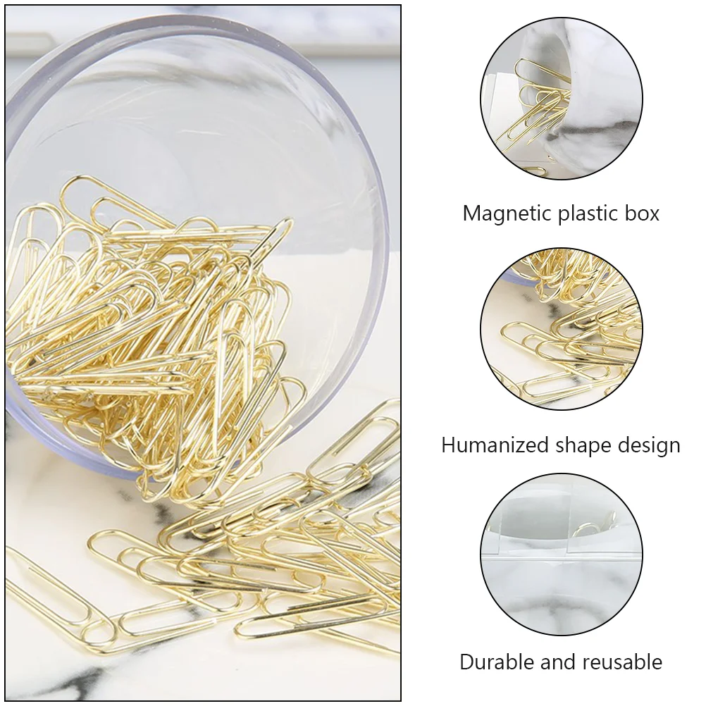 100 Stuks Paperclip Apple Paperclip Kantoor Notebook Clips Ronde Houder Metalen Foto