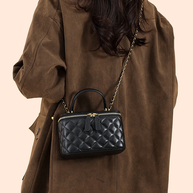 

Classic Leather Shoulder Bag For Ladies, By Famous Designer With Roomy Interior, Durable And Stylish For Work Or Social