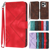 Luxury Leather Phone Case For OPPO A3 A17 A18 A38 A40 A58 A78 A79 A80 A96 A98 F29 F31 K12X Card Slot Bracket Flip Wallet Cover