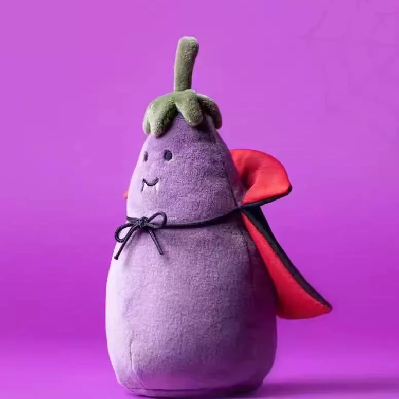 

Jellycat Vampire Eggplant Halloween Vampire Cape Eggplant Plush Toy Holiday Gift UK