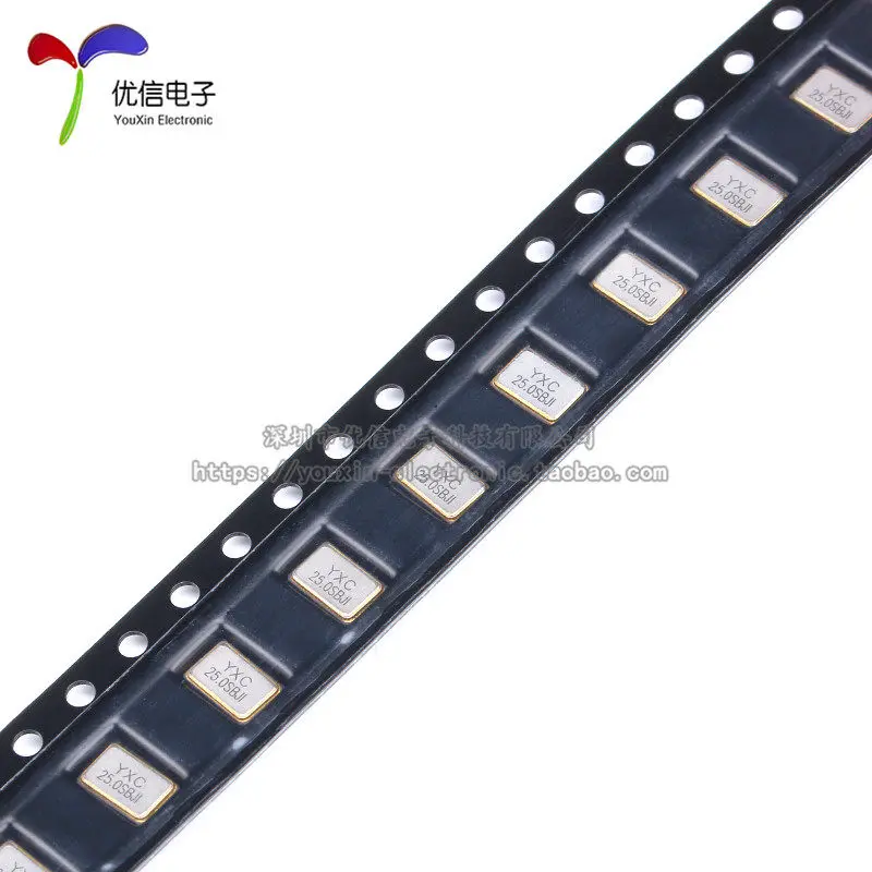 5032 SMD Passive Crystal Oscillator/YSX531SL 25MHz 10PPM 20pF X503225MSB4SI 4 Pins 10PCS