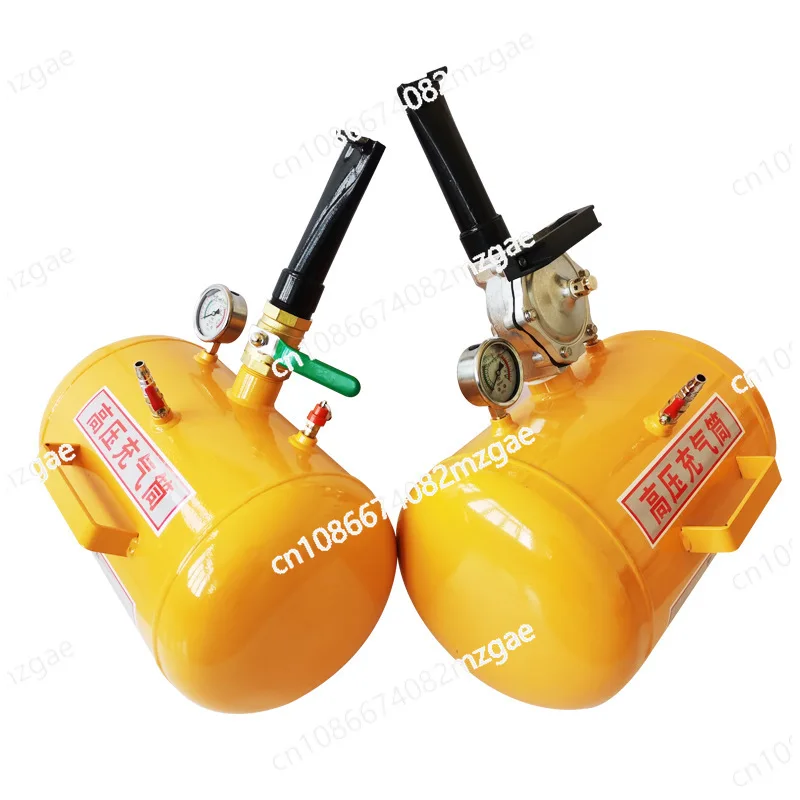 Auxiliary tire inflation valve, vacuum tire blaster, high-pressure inflation cylinder, vacuum tire inflation tank