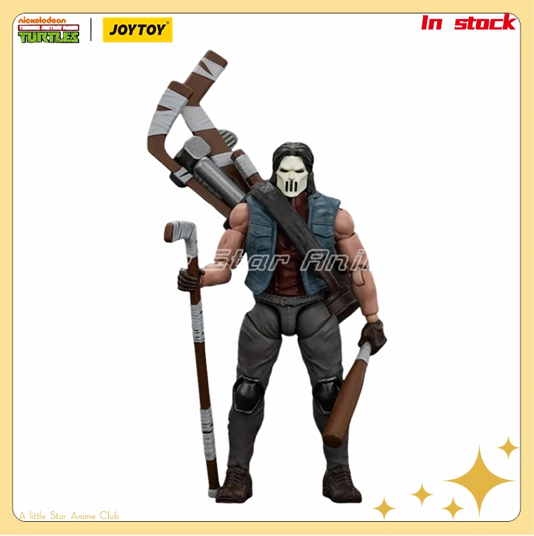 

В наличии оригинальная фигурка JOYTOY 1/18 TMNT-Casey Jones аниме фигурка модель коллекция украшения игрушки
