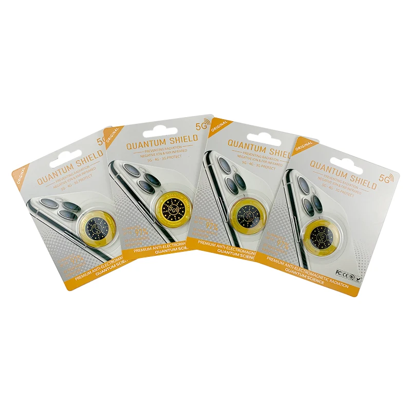 درع هاتف جديد من السيليكون مع ملصق حماية EMF بنسبة 99% - كتل 5G وواي فاي وإشعاع الهاتف - حماية 3X #4