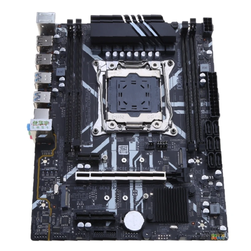 

HX6A X99 DDR4 Motherboard LGA2011-3 QuadChannel M.2 PCIE16X 4X 1X USB3.0 USB2.0