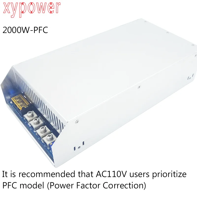 Imagem -03 - Transformador de Alimentação para Motor Tira Adaptador dc 12v 1500w 1600w 1800w 2000w 30v 48v 24v 60v 72v 90v 36v 110 v 220v db 1500w