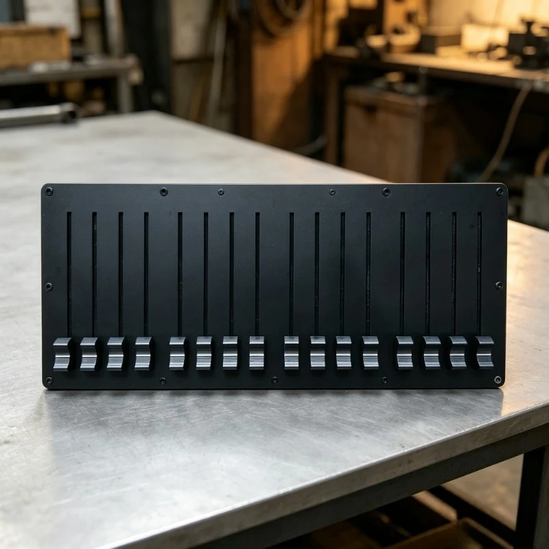 16-Channel 100mm Slide Fader USB MIDI CC Controller Type-C Plug-and-Play for DAW Music Production Mixing Console