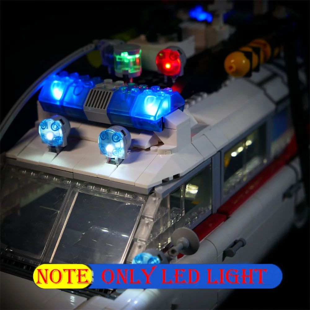 Movie Lighting Set For 10274 GHOSTBUSTERS ECTO-1 Not Incldue Building Block(Only Led Light Kit)