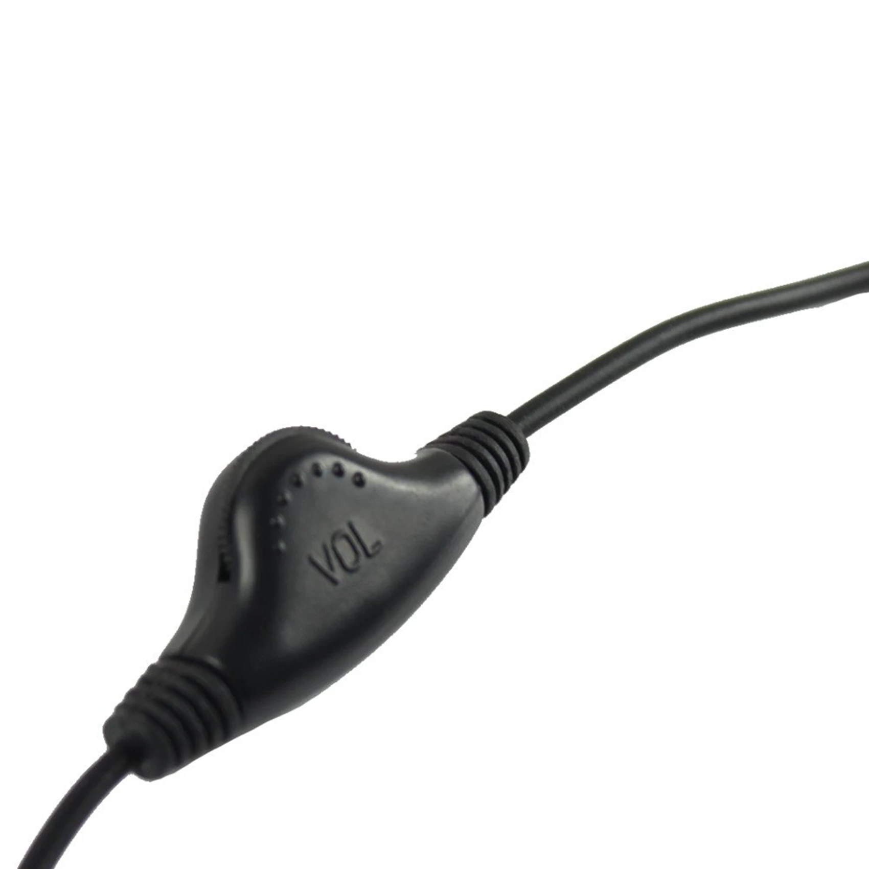 4Pcs 3.5Mm M/M Stereo Headphone Audio Extension Cable Cord With Volume Control Black