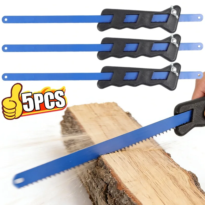 

Портативная ручная пила 5-в-1 с пластиковой ручкой, усиленная, регулируемая, для резки ПВХ-труб, для деревообработки, обрезки деревьев в саду, режущий инструмент