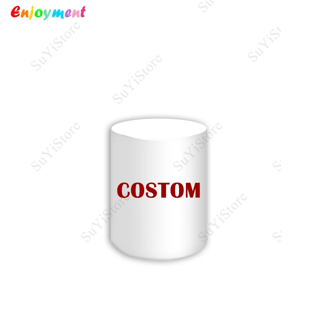 Enjoyment Party Photo Backdrop Kids Birthday Party Decoration Circle Background Cylinder Covers Vinyl Polyester Party Supplies