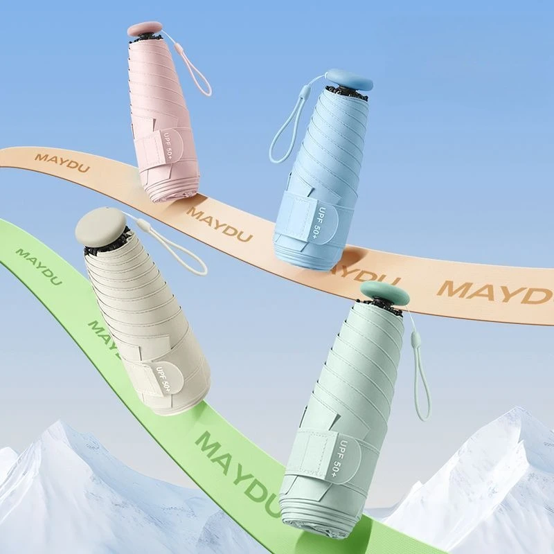 

Ultra Light and Compact Capsule Sun Umbrella UV Protection Umbrellas Dual-use for Rain and Sunshine Mini Portable Umbrella New
