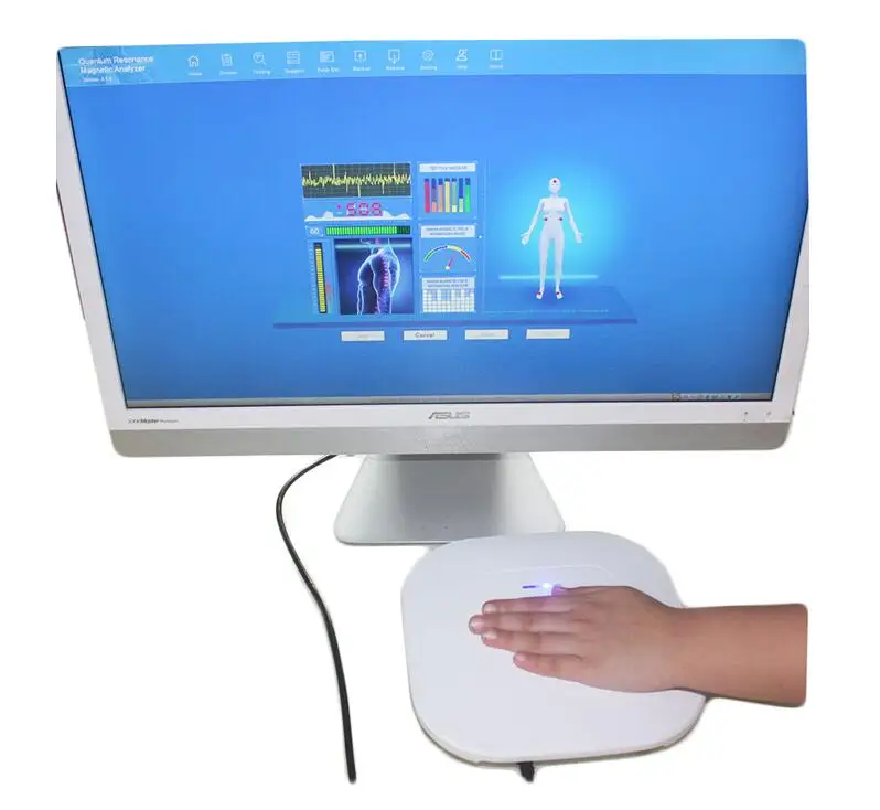 

Original QMR-998 Quantum Resonance Magnetic Analyzer Set Hand Touch Quantum Body Analyzer With 52 Reports