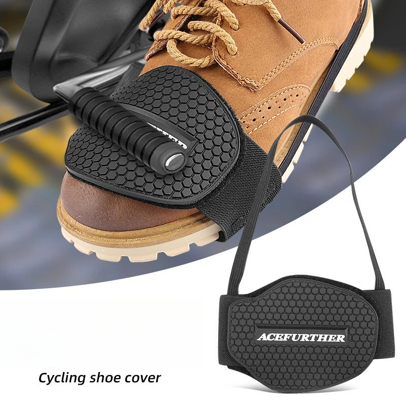 1Pcs Motorcycle Gear Shift Protector Motorcycle Riding Gear; Gear Shift Pad Honeycomb Anti-slip Gear Protector