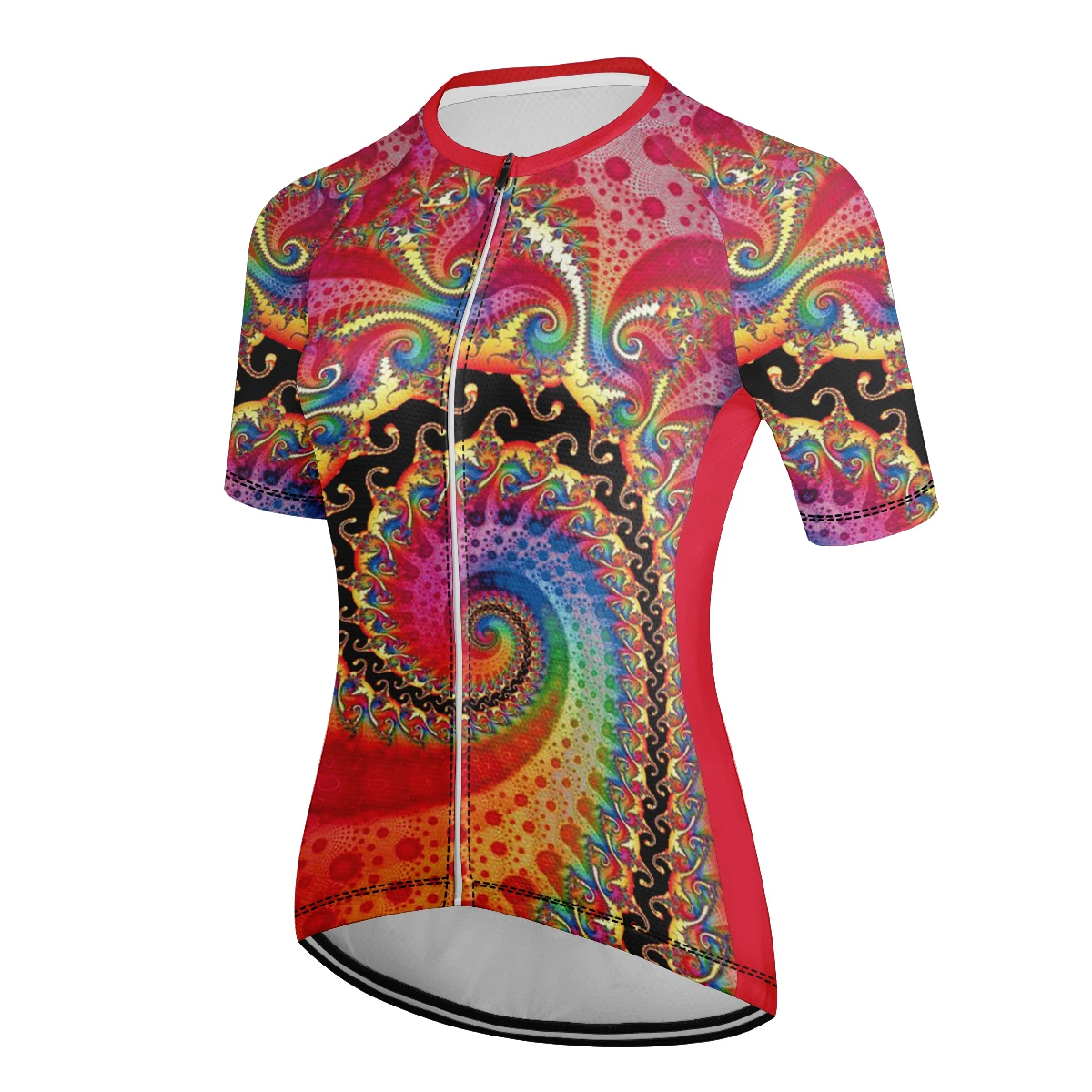 women 2024 cycling clothes summer funny flower pattern bicycle shirt cycle short sleeve MTB jersey road bike clothing