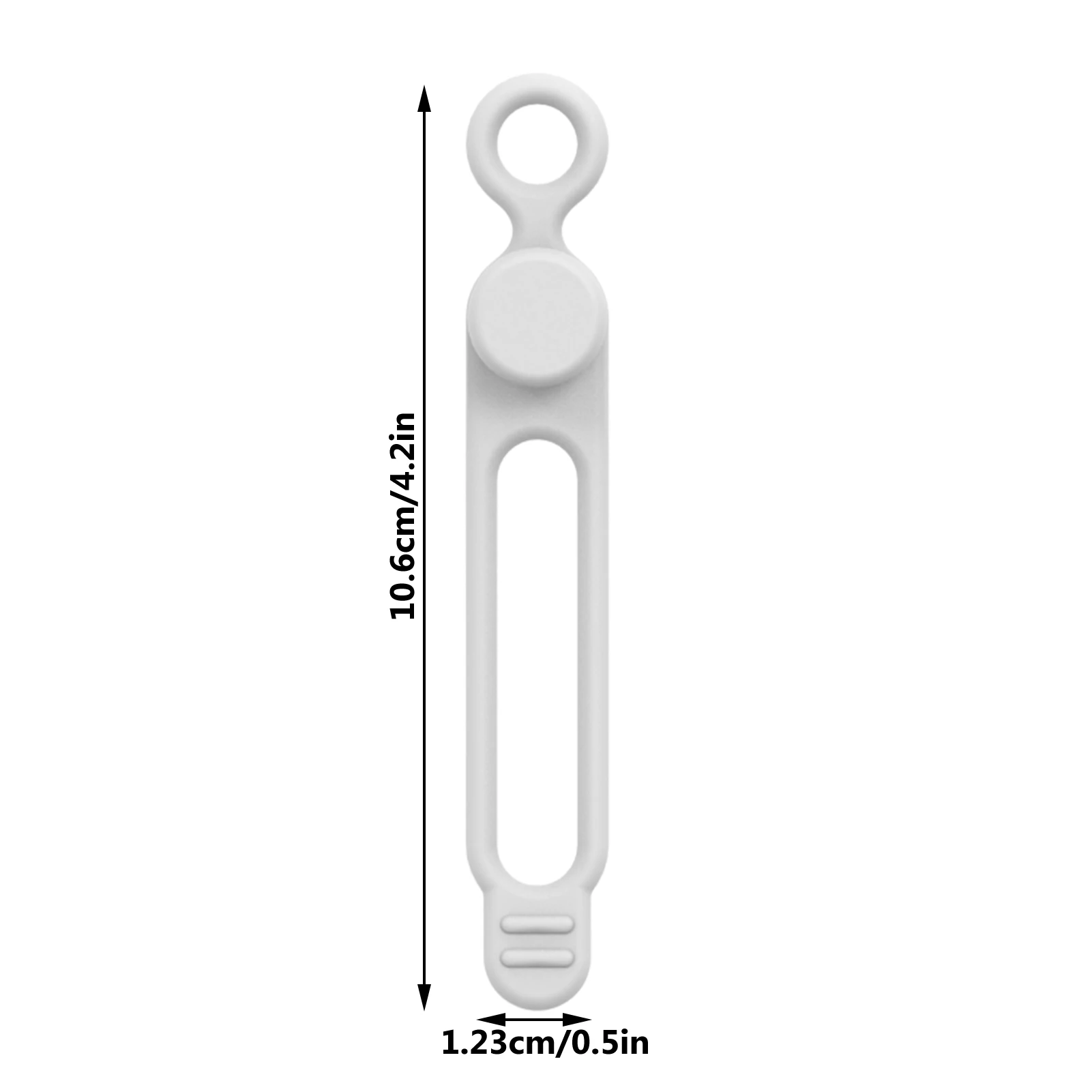 Silicone Cable Ties Soft Wire Cable Ties Reusable Cord Organizer Silicone Wire Ties Cable Straps With Buckle Design Stably Wraps