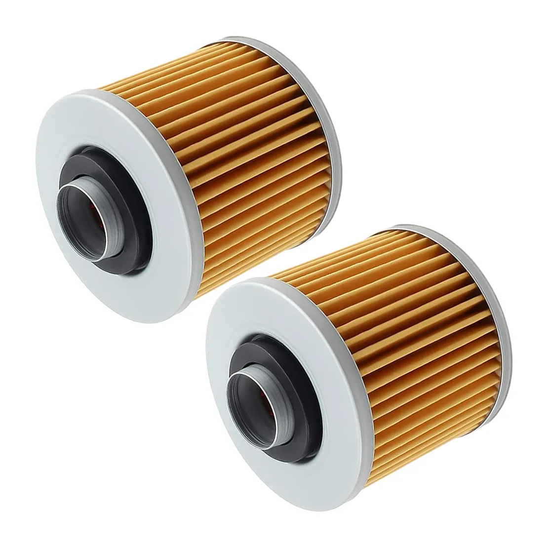 2Pcs Yellow Motorcycle Engine Oil Filter Fit For Yamaha XTZ750 XV750 TDM850 TRX850 TDM900 XV920 Hiflo HF145