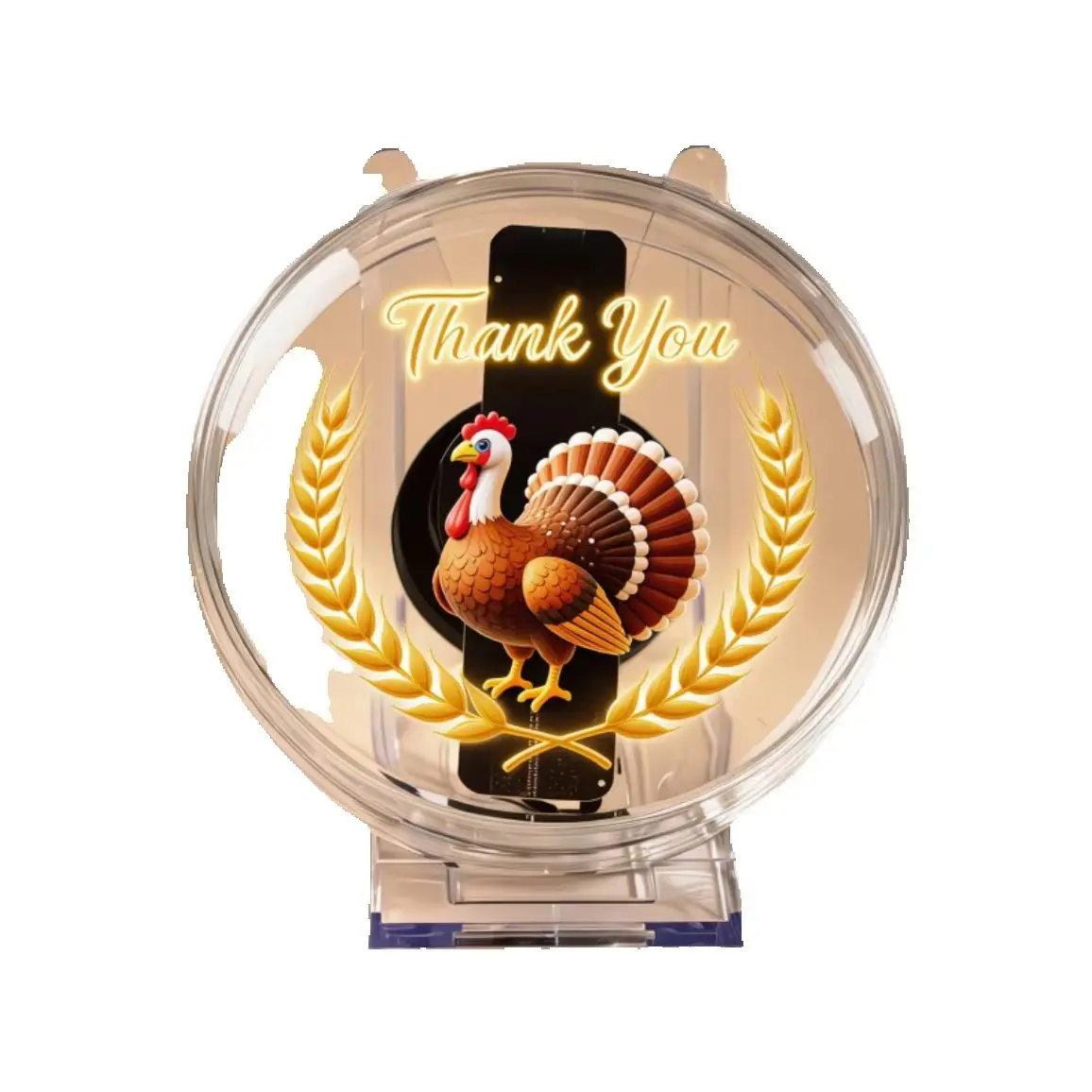 Mini 3D Hologram Fan LS-12, 12cm Holographic LED Display with Stand, APP Control.