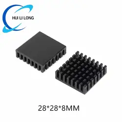 Heatsink 28x28x8mm Radiator Cooler Fan Aluminum 28*28*8mm Heat Sink 28mm*28mm*8mm Metal Slotting For Cooling Fin 28mmx28mmx8mm