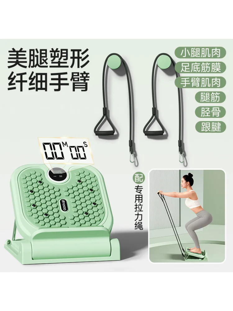 Adjustable Timed Slant Board Calf Stretcher Non-slip Incline Pedal for Standing Leg Stretch Multifunctional Home Fitness Equipme