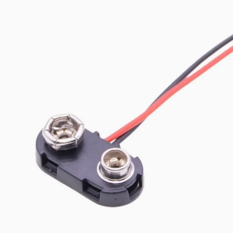 10pcs 9V Battery Snap Connector Clip Lead Wire Holder