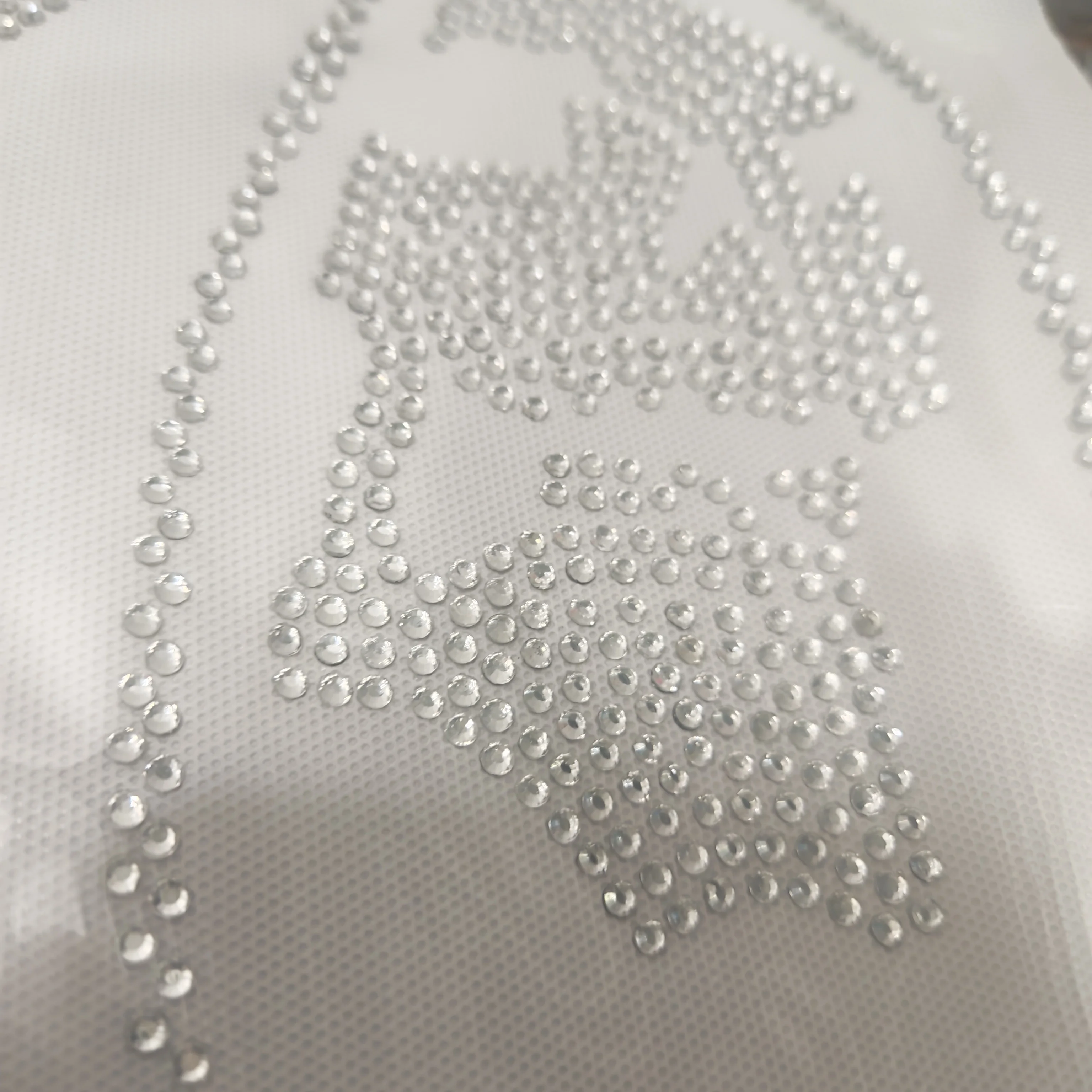 Skull Hot drilling pattern Top quality Art Decoration rhinestones DIY clothing accessories for Wedding Dress Rhinestone Applique