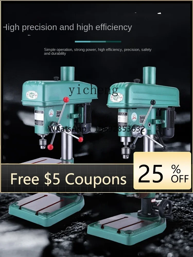 Bench Drill Industrial Heavy Duty High Precision Bench Drilling Machine Punching Handwheel Lift Head