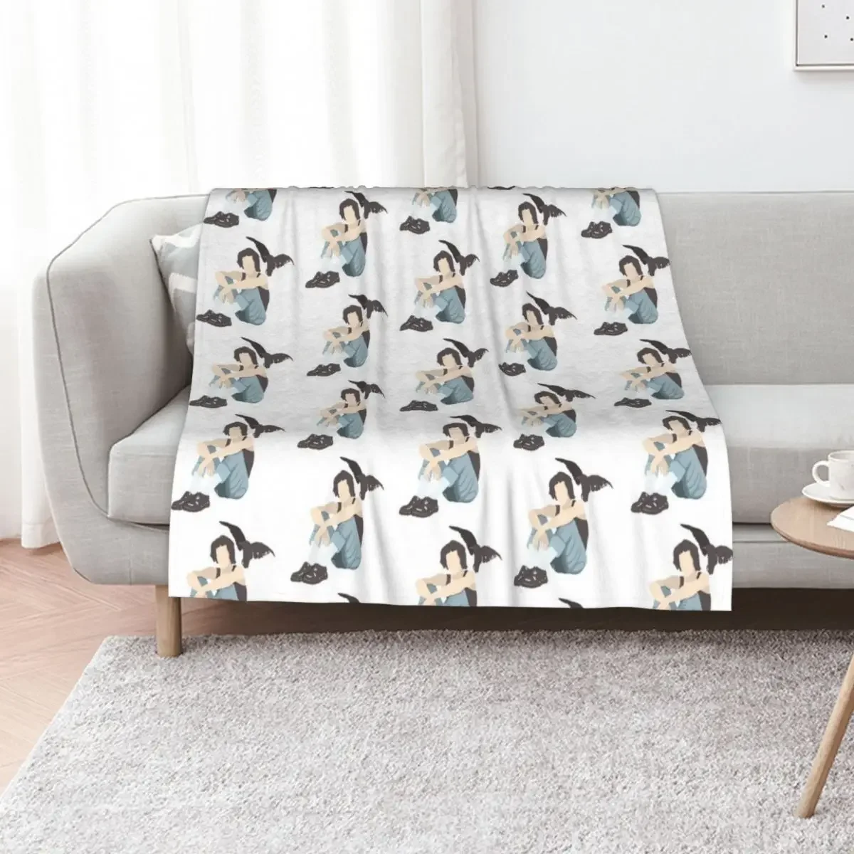 

kid krow conan gray Throw Blanket Polar Moving Blankets Sofas Of Decoration halloween Blankets