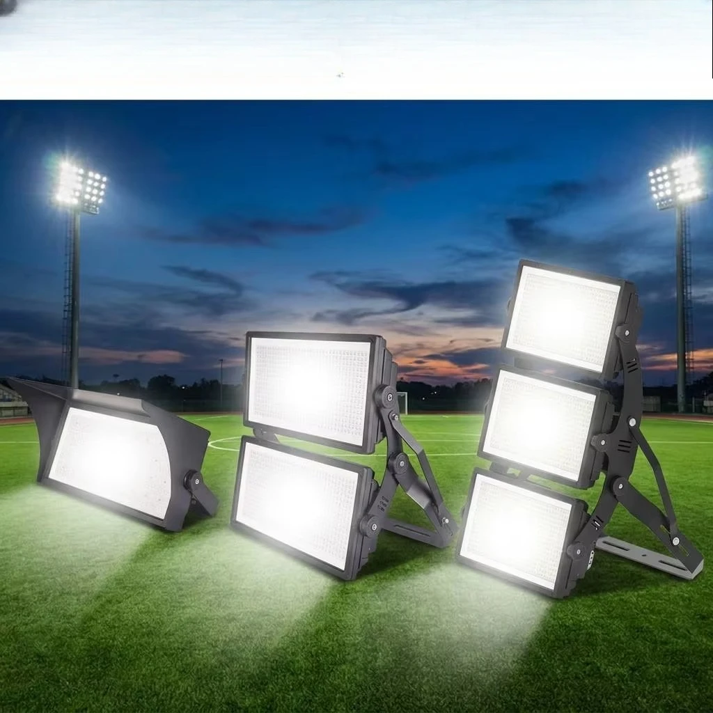 500W LED Stadium Floodlight IP65 Waterproof, Aluminum Housing, Adjustable Beam of Light Angle, Remote Control 5 Years Warranty