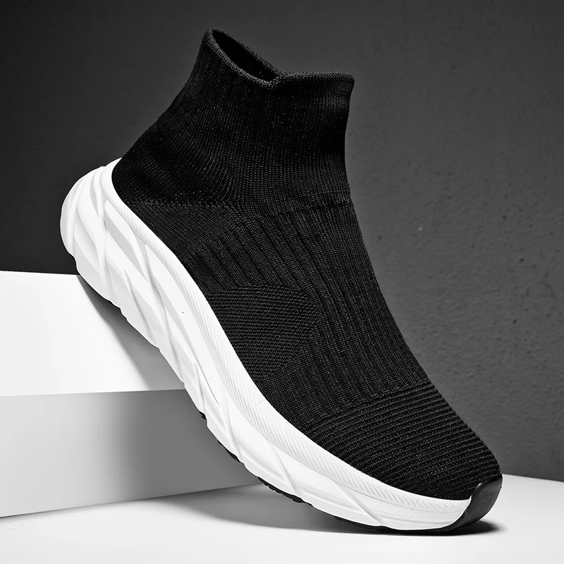 Breathable Sock Shoes Women Men Sneaker Outdoor Low Top Casual Shoes for Dancing Travel Slip on Mesh Summer Plus Size 36-45