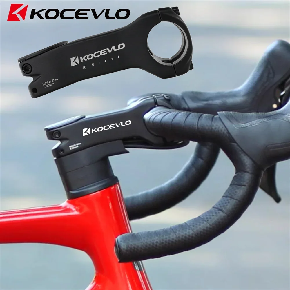 

Kocevlo Bike Stem internal cable Bicycle Stem 28.6-31.8mm Aluminum Stem with Spacer Road Handlebar Stem