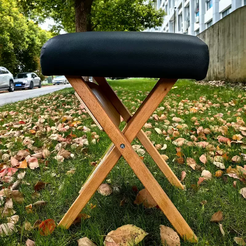 Bread Stool Exercise Wooden Portable Yoga Petal Cushion Medium Lightweight