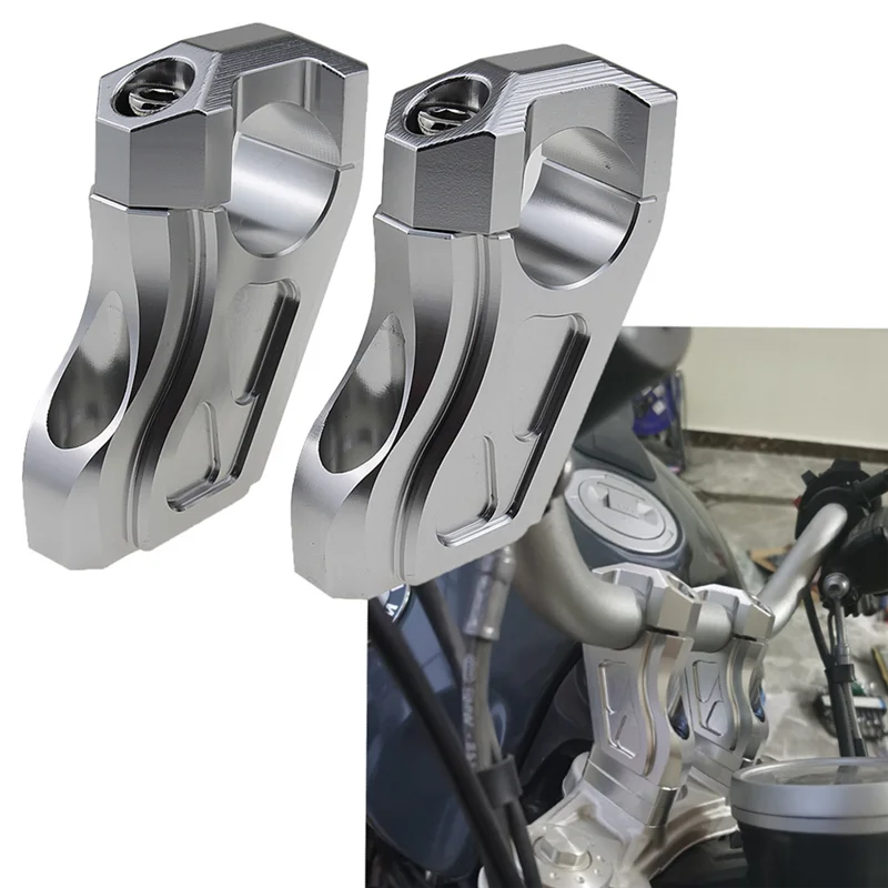 

AM-Motorcycle Handlebar Riser Mount Extension Clamps For BMW R NINE T RNINET R9T R 9 T 2014-2023