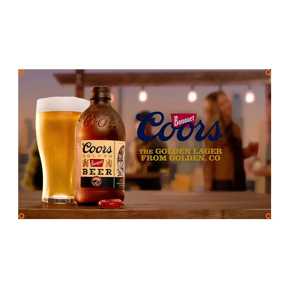 علم مأدبة C-coors الرائع مقاس 3 × 5 أقدام مناسب للسفر والتجمعات وعرض الأعلام أثناء القيادة في الميدان