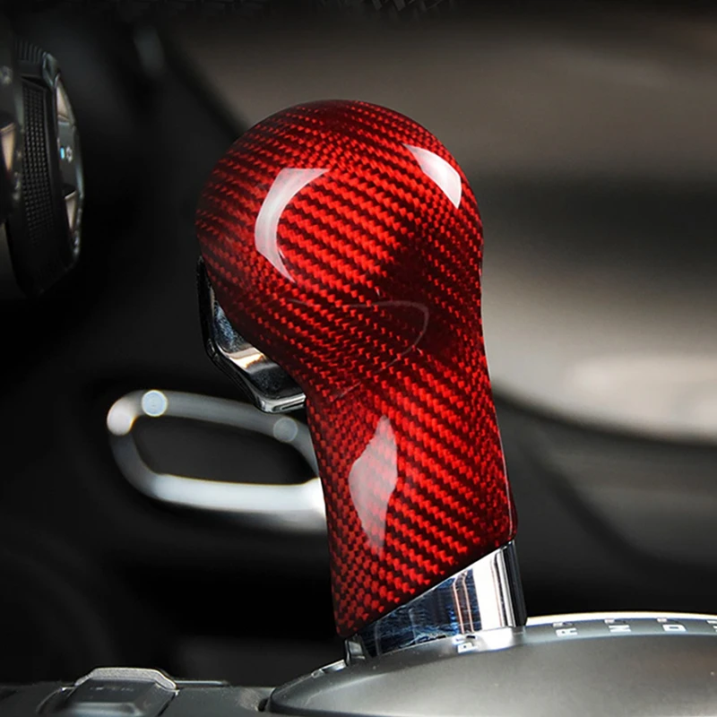 Carbon Fiber Shiftknob Cover For Chevrolet Camaro 2010 2011 2012 2013 2014 2015